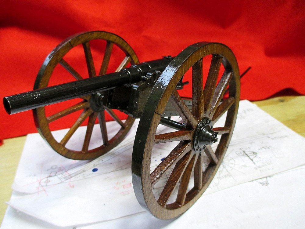 再現佐賀藩６ポンドアームストロング砲 趣味の真鍮模型製作個展 真鍮工房wada