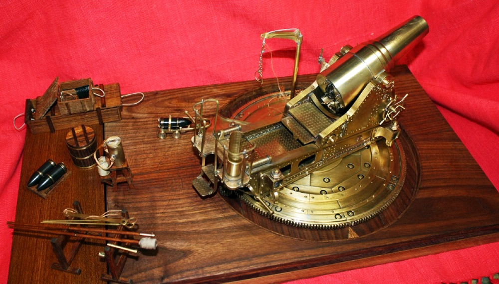 ２８糎榴弾砲 趣味の真鍮模型製作個展 真鍮工房wada