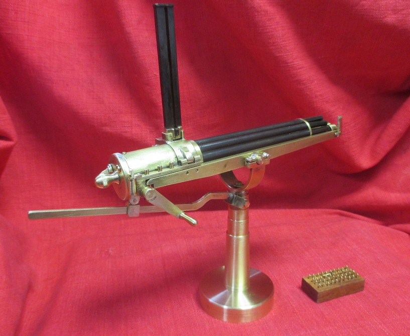 COLT製ガトリングガン1874タイプ 銃架はもどき - 趣味の真鍮模型製作 